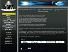 Tablet Screenshot of lightsite.co.nz